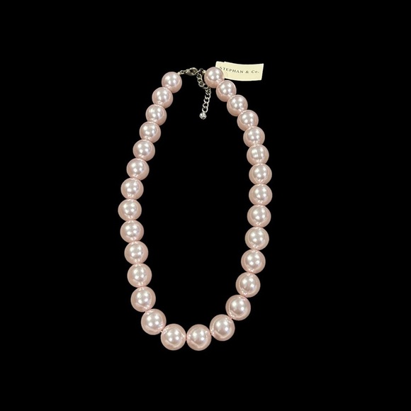 Jewelry - Pale Pink Faux Pearl Necklace by Stephan & Co.